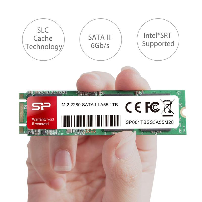 Unidade de estado sólido Silicon Power A55 M.2 1TB SATA III - SP